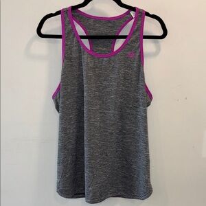 Adidas Heather Gray and Fushia Size Extra Large